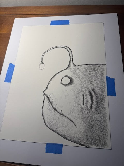 Angler Fine Art Print 16x20