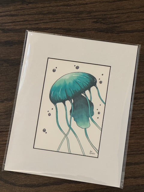 Jellyfish 5x7 Print (Various Colors)