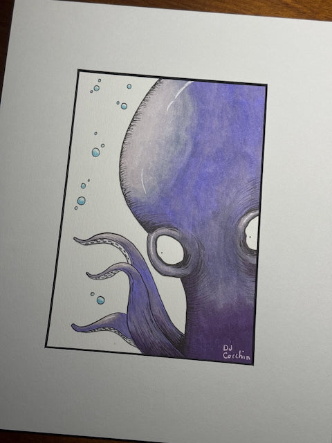 Octopus 5x7 Print (Various Colors)
