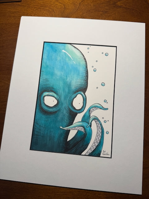 Octopus 5x7 Print (Various Colors)