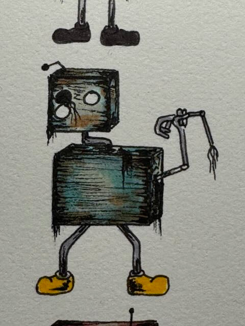 Robots 12x16 Print