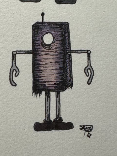 Robots 12x16 Print