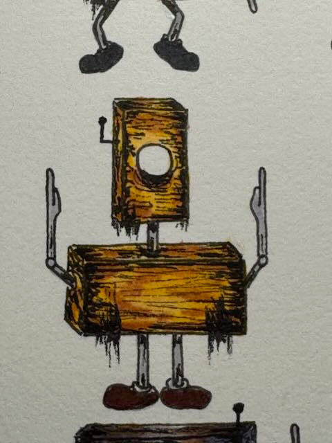 Robots 12x16 Print