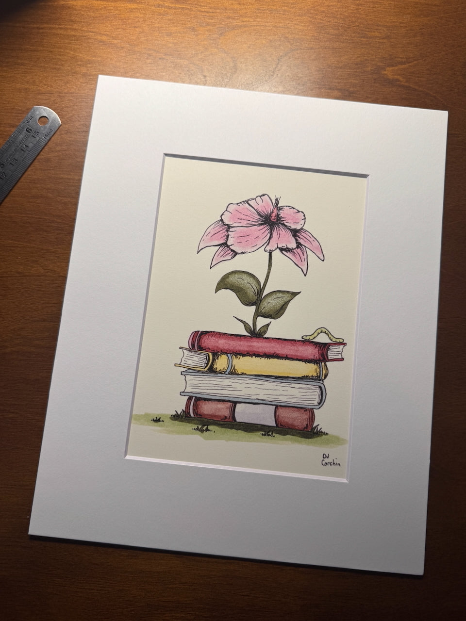 Read to Grow Pink Flower