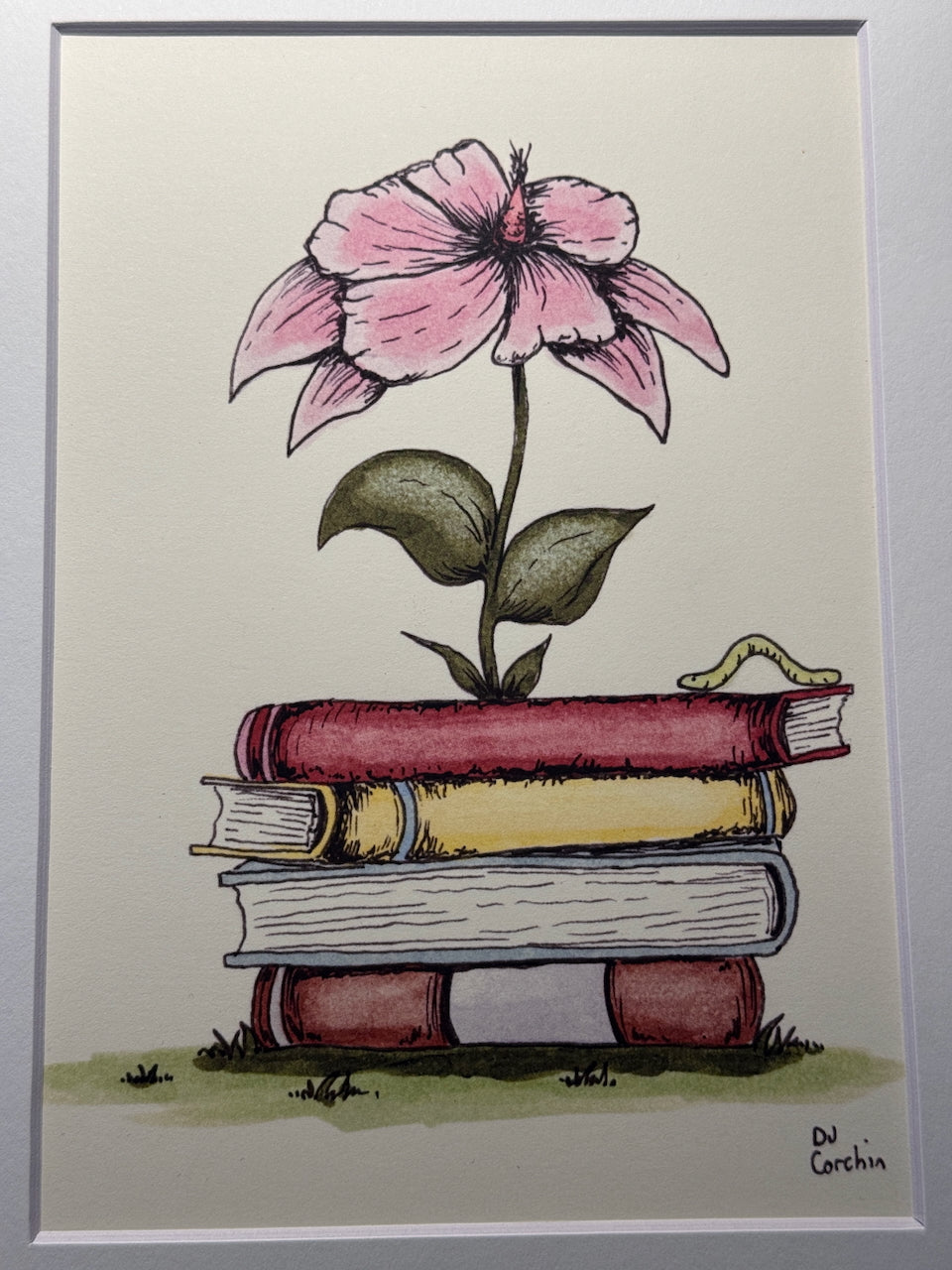 Read to Grow Pink Flower