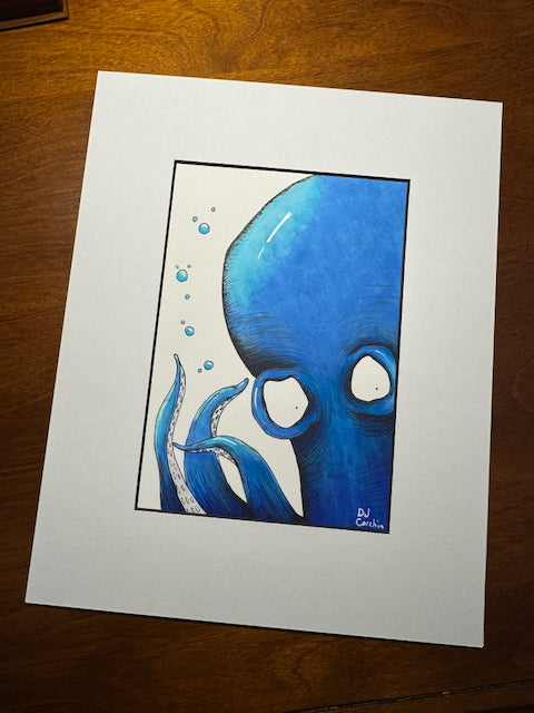 Octopus 5x7 Print (Various Colors)