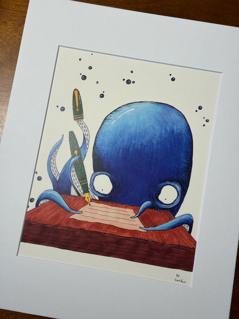 Octopus Story Making 8x10 Print