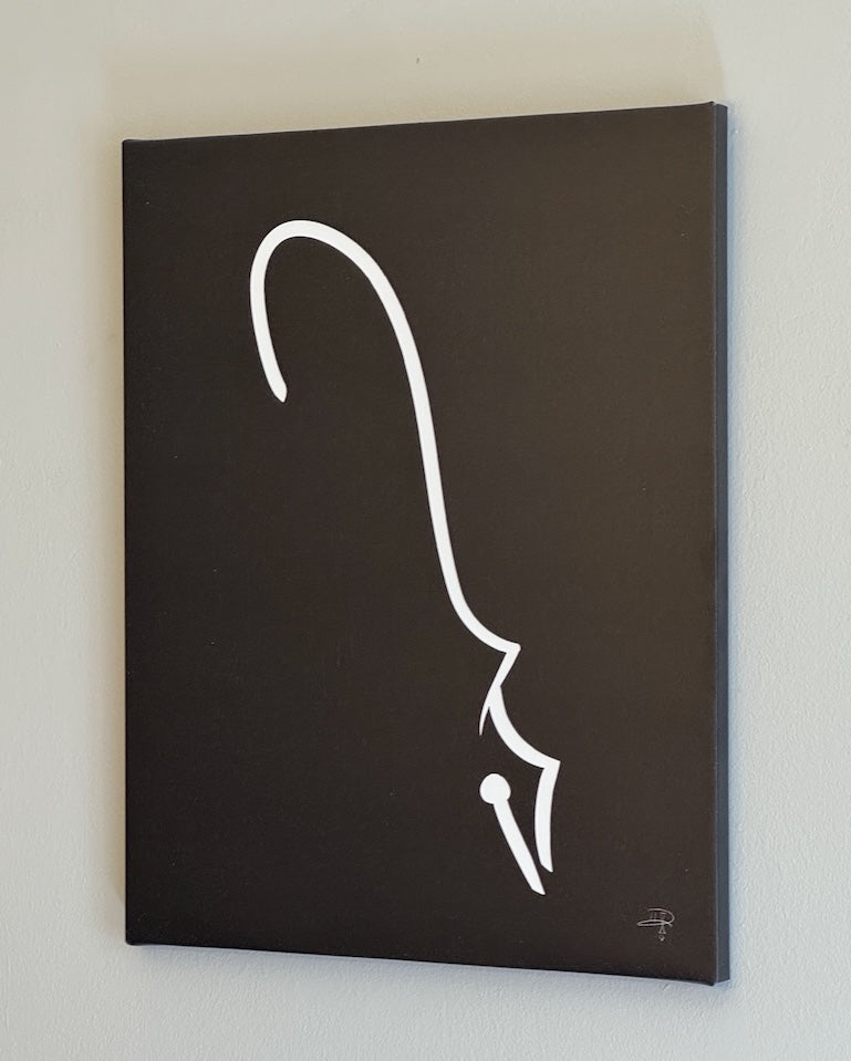 Fountain Pen on Canvas