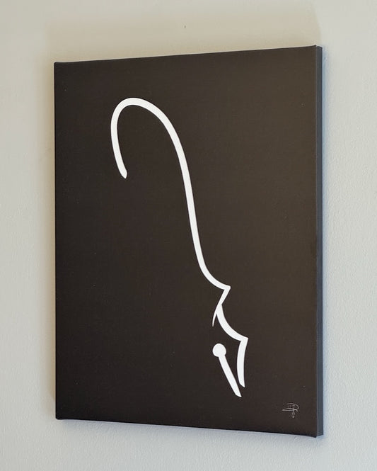 Fountain Pen on Canvas