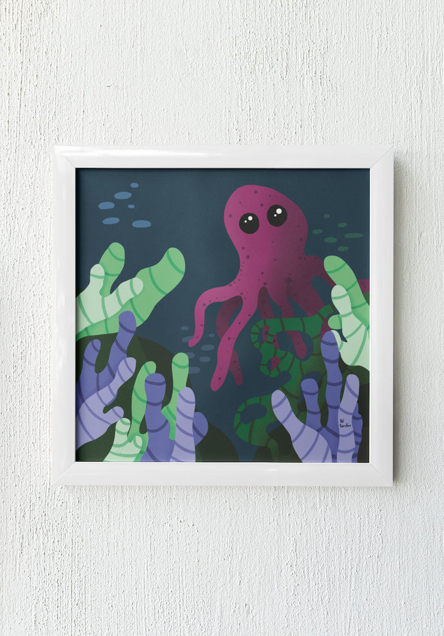 Octopus Print 10 x 10